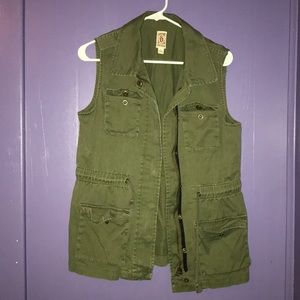 Army Green Jacket Vest